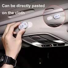 EIGIIS Touch USB Night Light, LED Touch Sensor Light, Bookshelf Lighting, Car Ambient Light, USB Rechargeable Mini Light With Colorful Lighting Effects, Suitable For Home Decoration And Car Atmosphere - Pair - View 2