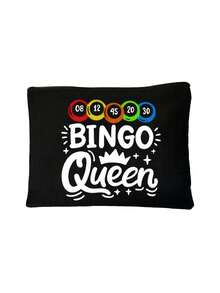 "Bingo" Buchstaben-Muster Reise-Kulturbeutel, Cartoon Spaß Multifunktionale Segeltuchtasche, Ladegerät Aufbewahrungstasche, Reise-Make-up Essential Tasche: Damen Reise-Essential Tasche, Unisex Reißverschluss Tasche, Kosmetik, Make-up und leichte Reise-Essentials, perfekt für Teenager, Geburtstag und Reise-Accessoires, Feiertagsgeschenk, Muttertagsgeschenk - Verschiedenfarbig - Übersicht 15