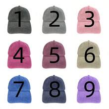 Personalized Custom Birth Flower Washed Baseball Cap With Name, Vintage Distressed Cotton Dad Hat For Women, Summer Beach Vacation Sunshade Cap, Birthday Gift For Mother Grandma Her - Multicolor - View 3