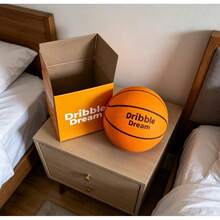 Noiseless Indoor Training Basketball, Soft Foam Material, Perfect For Home Dribbling Practice & Parent-Child Play 22.6 Cm - D - 查看 3