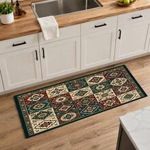 1pc Persian Style Absorbent Drying Mat, Kitchen Decor Coffee Machine Mat, Handmade Coffee Pot Drip Tray, Kitchen Floor Mat, Table Mat, Kitchen Countertop Dish Drying Mat, Breakfast Mat, Heat-Resistant Drip Tray With Non-Slip Backing, Diatomaceous Earth Drip Tray, Stain-Hiding, Super Absorbent Kitchen Drip Tray, Easy-To-Clean Dish Rack Mat, Perfect For Kitchen, Dining Table, Coffee Shop, Bar, Holiday, Party, Home Decor, Holiday Gift - Multicolor - View 14