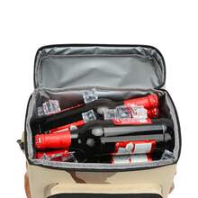 Outdoor Waterproof Picnic Bag Camouflage Thermal Insulation Lunch Box Bag Oxford Cloth Portable Thermal Insulation Bag 15L - Black, White and Gray Camouflage - View 3