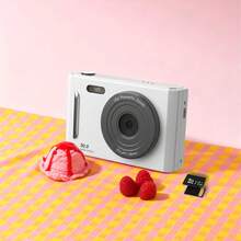 Fotocamera digitale CCD vintage con autofocus, qualità d'immagine 1080P HD, zoom ottico 16x, supporta la registrazione video fluida, dotata di batteria da 700mAh, facile da usare, leggera e portatile, con filtri multipli disponibili, ideale per gli appassionati di viaggi e come regalo per amici e familiari. - Visualizzare 20
