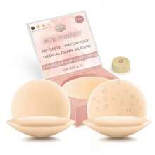 YIYANG Silicone Bras, Wedding Bras, Invisible Bras, Strapless Silicone Bras, Reusable,Comfortable Waterproof Bra, Women's Silicone Push-Up Bra Covers - Gather - View 9