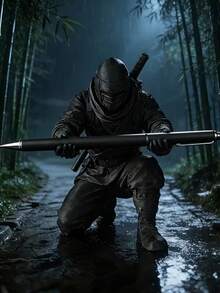 Samurai Stifthalter, coole Schreibtischdekoration, Schreibtisch-Stiftaufbewahrungsständer, geeignet für Kugelschreiber, Füllfederhalter, Bleistifte und andere Schreibwaren, Statue, Geschenk für Freunde und Kollegen - A - Übersicht 7