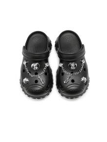 CAMEL CROWN Women's Perforated Sandals, Spring/Summer Outdoor Sandals, Thick Sole, Non-Slip, Breathable, Closed-Toe Beach Shoes - Black - View 4