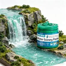 150ml Realistic Water Effect Gel - Heavy Duty Plastic Hydrogel, Suitable For Scene Models, Miniature Models, Scale Models - Suitable For Rivers, Oceans, Lakes, Static Scenes - Suitable For Wargaming, Dollhouses, Aquarium Models - 150ml - View 3