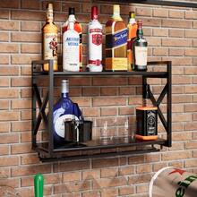 Adega Industrial Portal do Aço 60cm Prateleira Dupla Aço Preto - Multicolorido - Visão 6