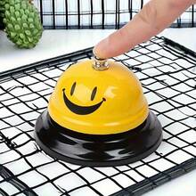 Metal Call Bell, Desktop Bell, Service Bell, Electroplated Surface, Suitable For Hotel, School, Restaurant And Warehouse Desktop Service Bell, Graduation And Back To School Season Gift - Yellow - View 3
