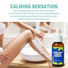 MELAO Razor Bump Soothing Serum 30ml/1.01fl.Oz, Minyak Perawatan Setelah Mencukur & Menghilangkan Rambut, Menenangkan Iritasi dan Mencegah Luka Akibat Pisau Cukur - serum - View 3