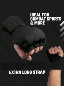 Long Boxing Bandages, Unisex, With Thick Elastic Lining To Protect Hands, Suitable For Muay Thai, MMA, Kickboxing, Martial Arts And Boxing Training - Multicolor - View 6