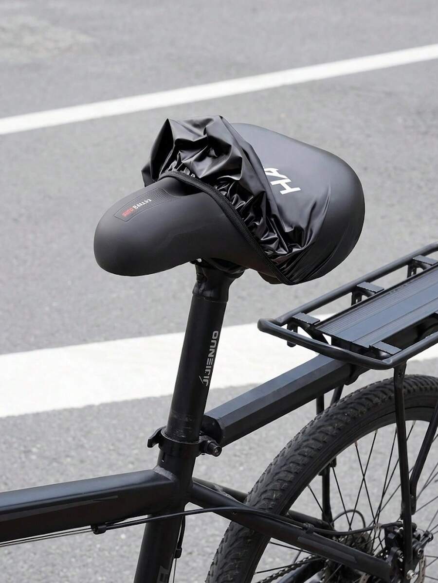 4pcs/1pc Multiple Colors Available. Bicycle Seat Rain Cover. Thickened PVC Waterproof Material. 360° Full Coverage Design. Anti-Slip Elastic Edge. Suitable For Mountain Bike/Electric Bike. Outdoor Cycling Protective Gear. - Multicolor - View 1