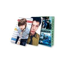K-Pop CORT1S Mini2 Álbum GREENGREEN Soporte para Tarjetas Fotográficas GREENGREEN Set de Tarjetas Lomo Tarjetas Fotográficas Lindas de Miembros Mercancía para Fans Regalo de Cumpleaños - Multicolor - Ver 3