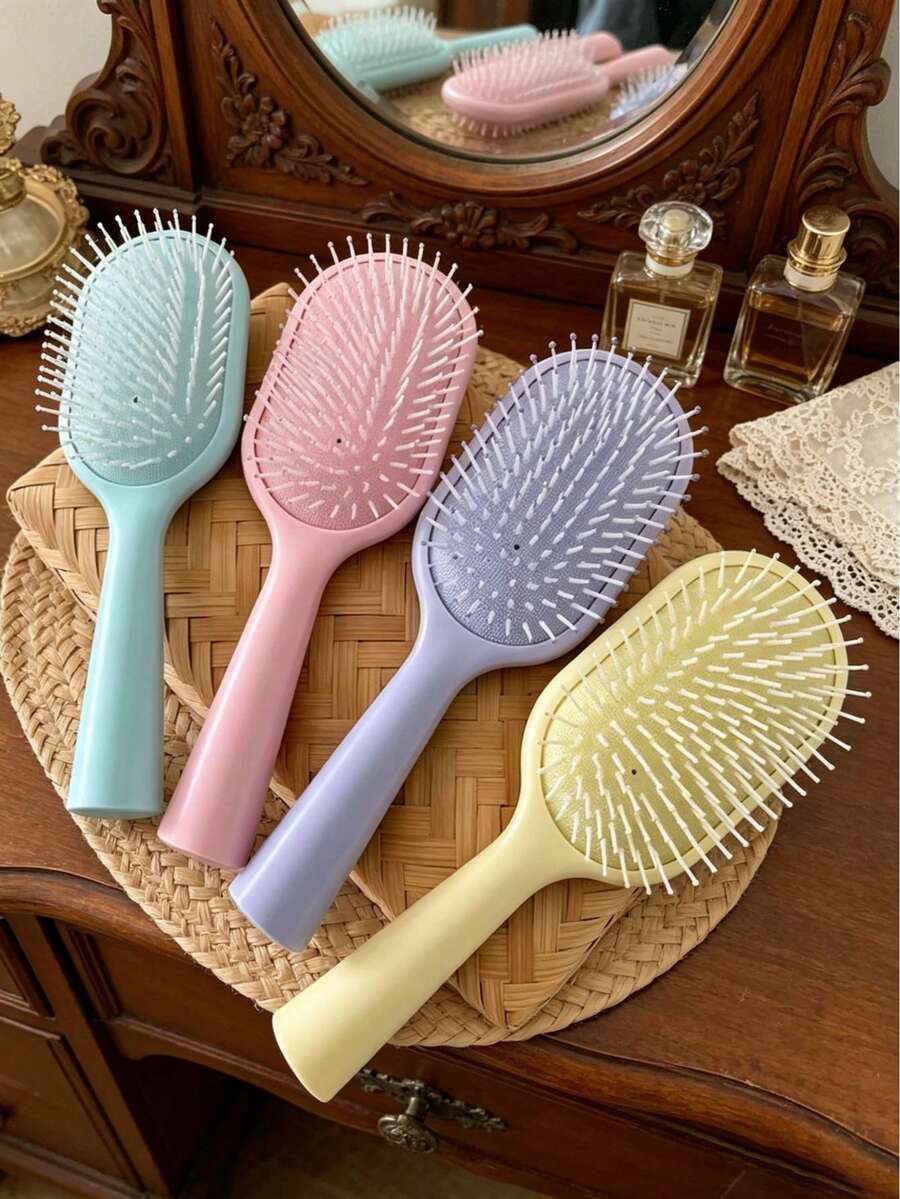 2件/1件 捲髮梳結梳、美髮梳、長髮按摩梳、鏤空設計女用髮刷、髮刷、梳子、美髮工具、沙龍、美髮、旅行與學校必備美髮護理產品與配件