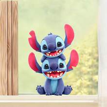 Disney 1pc Lilo & Stitch Cute Plush Stickers, Exquisite Decor. For School, Office, Journals, Scrapbooks, Laptops, Bottles, Skateboards, Helmets, Cars. Great For Daily Gifts, Birthday Gifts, Stationery, DIY Labels, Cards, Gifts & Festive Decor - A - View 7