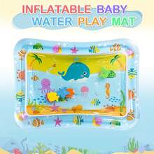 Inflatable PVC Baby Bath Mat, Infant Bath Cushion, Early Development And Early Education Toy - Whale - View 3