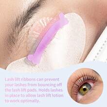 Lomansa 2pcs Lash Lift Pads With Lash Lift Covers, Reusable And Easy To Clean, Suitable For Salon And DIY, Prevent Lashes From Slipping Off The Lash Pads - Multicolor - View 4