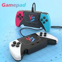 Retro Handheld Game Console 600+ Classic Games 3.8-Inch HD Screen Classic Red & Blue Handheld Game Console With Speaker Wireless Controller Rechargeable TV Connection Best Birthday Christmas Gift - View 10