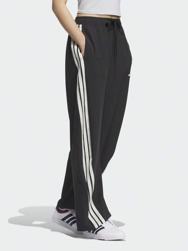  Quần dài thể thao thoáng khí, nhẹ nhàng, in hình gấu trúc, ba sọc của Adidas dành cho nữ.