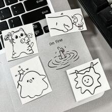 1pc "I'm Fine" Funny Sarcastic Metal Sticker - Waterproof Glossy Paper Laptop Sticker, Humorous "I'm Fine" Design, Easy To Peel And Stick, Suitable For DIY Tech Accessories (Single Use) - Silver - View 3