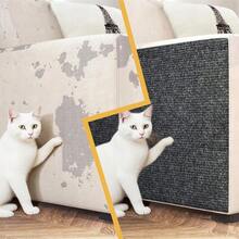DIY Cat Scratching Mat, Trimmable Self-Adhesive Carpet, Cat Tree Stand, Cat Scratching Board, Cat Climbing Mat, Wear-Resistant And Anti-Scratch Cat Climbing Sticker, Dark Gray, 1 Piece - 60*100cm - View 7