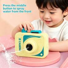 1pc Mini Camera-Shaped Dual-Sided Nozzle Prank Water Gun, Dual-Sided Reverse-Spraying Toy, Fun April Fool's Day Prank Gift, Suitable For Teenagers' Outdoor Summer Water Games. - Multicolor - View 2