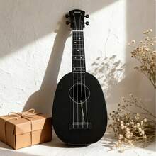 Musical Instrument, Accessories, Guitar, Toy Guitar, Suitable For Beginners And Guitar Enthusiasts To Practice, 4-String, Tunable, Suitable As A Gift For Boys And Girls, Birthday Gift, Guitar Model, Entertainment Instrument, White, Black - Multicolor - View 8