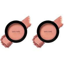 Wet N Wild Color Icon Blush, Effortless Matte Sheer Glow & Seamless Blend, Luxuriously Infused Smooth Jojoba Oil, Cruelty-Free & Vegan - Pinch Me Pink-Father's Day - 珠光粉紅(包裝) - 查看 1