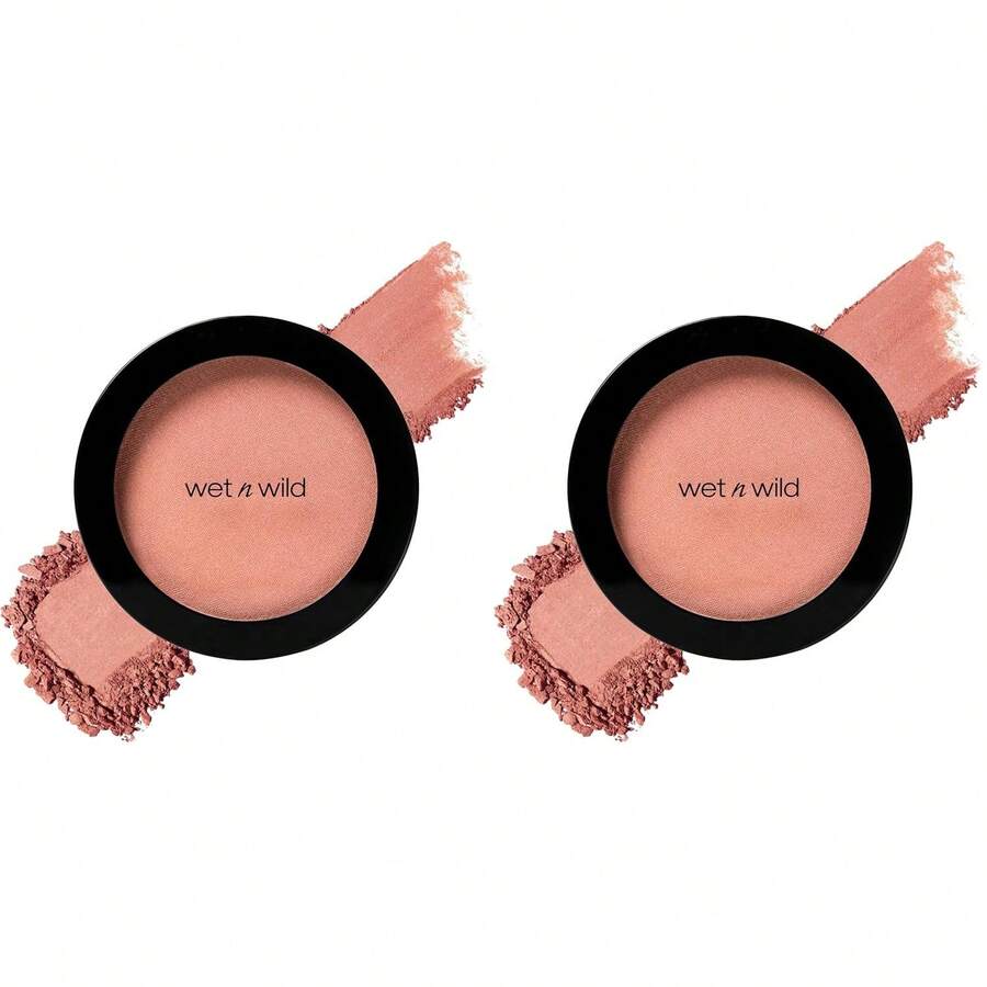 Wet N Wild Color Icon Blush, Effortless Matte Sheer Glow & Seamless Blend, Luxuriously Infused Smooth Jojoba Oil, Cruelty-Free & Vegan - Pinch Me Pink-Father's Day - 珠光粉紅(包裝) - 查看 1
