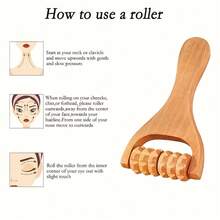 2pcs Wooden Massage Roller Travel Set - 2-Pack Functional Bead Massage Tools, Unisex, Suitable For Neck, Back, Face, Waist, Legs, Arms, Muscle & Abdominal Relief, Cellulite/Muscle And Abdominal Relaxation - Army Green - View 3