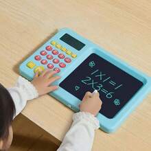 Children's Drawing Board, English Handwriting Board, Math Teaching Material, LCD Calculator, Arithmetic Machine - Pink English - View 2