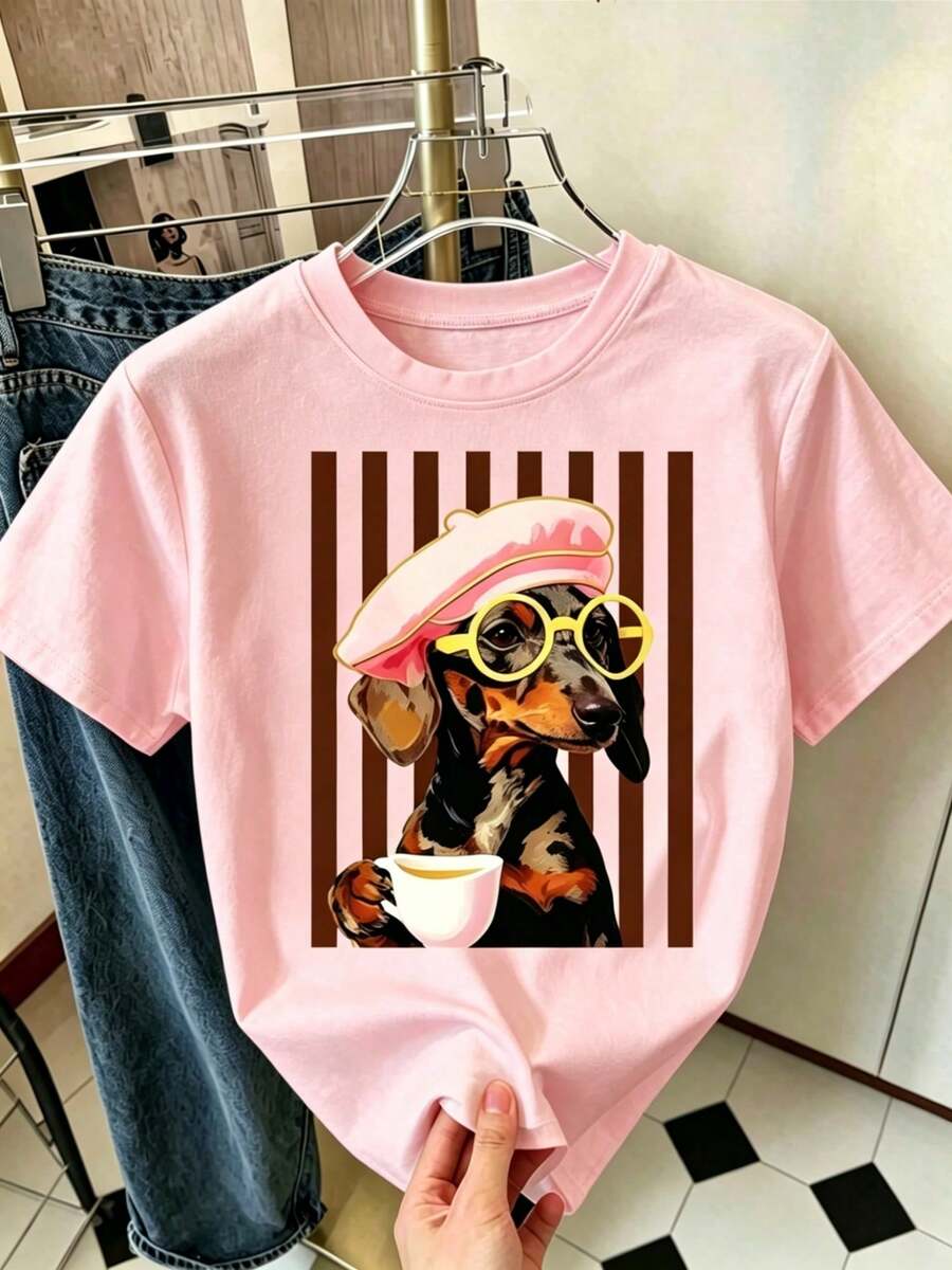 Women T-Shirts - Pink - View 1
