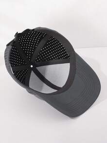 1pc CLASSIC Embroidered Quick-Dry Baseball Cap Summer Perforated Hollow Breathable Baseball Cap Outdoor Running Sun Protection Hat - Embroidery CLASSIC - View 7