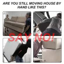 5pcs Heavy Duty Moving Sliders Kit, Furniture Lifter Mover Rollers Set, Effortless Moving Tool, Roller Base For Transporting Large Items, Essential For Sofa Relocation - 5PCS - View 11