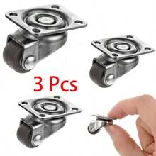 0.5 Inch Small Caster Wheels, 360 Degree Swivel Casters Set, Caster Wheels With Base Ball Bearing For Small Furniture, Kitchen Appliances, Mop Bucket, No Noise(3/6/9 Pcs) - One Size - View 13