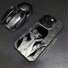 [24-Hour On-Site Shipping] Phone Case: Fashion Horror Comic Girl Pattern Design, Protective Case For Apple  15 Pro Max,  11/11 Pro Max/11 Pro/12/12 Pro/12 Pro Max/13/13 Pro/13 Pro Max/14/14 Pro/14 Pro Max/15/15 Pro Max/15 Pro/16/16 Pro/16 Pro Max - 1 PCS - 查看 1
