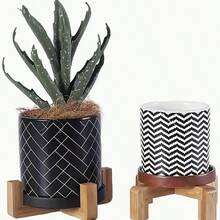 Square Plant Stand, Sturdy Multi-Layer Small Square Shelf, Suitable For Succulents, Cacti, Flower Pots, Indoor/Outdoor Garden Display Rack, Home Balcony Use - 16cm/6.3inch - View 3