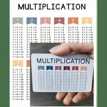 10pcs Multiplication Table Practice Cards Set - Color-Coded Multiplication Table With Answers - Suitable For Home Education, Classroom, Online Learning Flashcards - Portable Math Practice Cards, Ideal For Students And Teachers - Perfect For Mastering Multiplication Tables And Mental Math Skills - Includes 5 Sets Of Multiplication Learning Cards, Suitable For Home Education - A - View 7