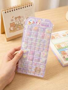 Nhãn dán 3D dập nổi cho trẻ em - Nhãn dán trang trí ốp điện thoại pha lê hình động vật hoạt hình. Quà tặng nhãn dán trang trí. Trang trí lớp học, trang trí tiệc, quà sinh nhật, nhiều lựa chọn quà tặng lễ hội, thời trang. - Nhiều màu - Xem 5