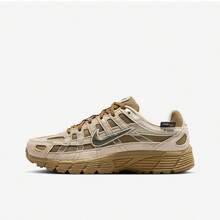 Nike 女款 P-6000 銀灰色網面復古厚底運動鞋 IO4668-201 - 黃棕色 - 查看 2