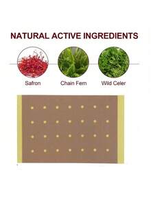 10/20/30 piezas Parches de tela elástica natural, parches de calor para espalda, rodilla, cuello, hombro - Ingredientes herbales naturales, sin necesidad de electricidad, adecuado para pieles sensibles, beige claro, portátil y fácil de usar, perfecto para el hogar, la oficina, los viajes, las actividades al aire libre, la comodidad en el hogar y la oficina, diseño compacto, simple de usar, ingredientes naturales, mezcla herbal, parches de calor, trabajadores de oficina, estilo de vida activo - A - Ver 2