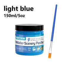 150ml Realistic Water Effect Gel - Heavy Duty Plastic Hydrogel, Suitable For Scene Models, Miniature Models, Scale Models - Suitable For Rivers, Oceans, Lakes, Static Scenes - Suitable For Wargaming, Dollhouses, Aquarium Models - 150ml - View 10