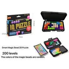 Puzzle Piramida 3D 200 Tingkat, Latihan Berpikir Logis 2D/3D untuk Anak, Mainan Edukasi Meja untuk Perjalanan, Hadiah Liburan/Ulang Tahun, Tantangan Pengembangan Berpikir, Pertempuran Interaktif, Puzzle Piramida Manik Ajaib untuk Kebijaksanaan Anak, Mainan Edukasi Pembelajaran Dini, Permainan Papan Interaktif Orang Tua-Anak, Pertemuan Keluarga, Alat Penghilang Stres, Latihan Otak, Cocok untuk Anak dan Dewasa, Hiburan Santai Penghilang Stres, Belajar Sambil Bermain, Melatih Kemampuan Berpikir dan Konsentrasi Anak, Warna Acak - MultiWarna - View 15