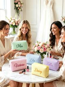 1pcTravel Makeup Bag, Large Capacity Makeup Bag, Toilet Bag, Storage Bag, Travel Essential, Children's Storage Bag, Mother's Day Gift, Party Gift - Multicolor - View 4