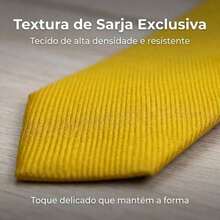 A Matte Twill Tie, A Versatile Tie Suitable For Work, Interviews, And Weddings. - Gold - View 3