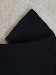 Camiseta de manga corta para niños con estampado de bandera y caña de pescar, moderna y creativa para primavera/verano, cuello redondo, estilo casual, adecuada para uso diario al aire libre - Negro - Ver 4
