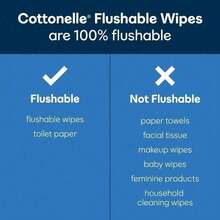 Large-Capacity   | Cottonelle Heavy-Duty Flushable Wet Wipes With Enhanced Cleaning Power | Bring Thorough Cleansing And Lasting Freshness For Daily Personal Care Use - 2 Flip-top Packs - View 7