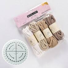 Benang Berwarna 4mm/20m (4-in-1), Benang Campuran, Benang Aneka Warna Cocok Untuk Merajut dan Merenda, Lembut dan Halus, Cocok Untuk Berbagai Kerajinan Merajut. Gugusan Benang Pelangi Berwarna-warni Berbentuk Awan, Cocok Untuk Merajut dan Merenda. - MultiWarna - View 13