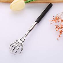 1/4pcs Ghost Hand Shaped Stainless Steel Telescopic Back Scratcher, Portable Telescopic Back Scratcher With Comfortable Rubber Handle, Perfect As Thanksgiving, Halloween, Birthday And Other Holiday Gifts. - Telescopic Back Scratcher - View 11