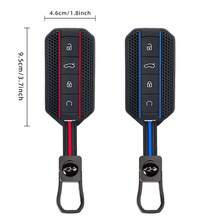 Silicone Car Key Case Full Cover For Chery Jaecoo J5 5 2025 2026 Protection Key Bag Housing Holder Keychain Car Accessories - A - View 7
